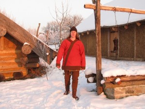 Winterfoto im Wikingerhof Ulvengard